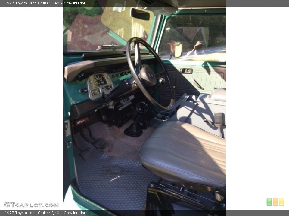 Gray 1977 Toyota Land Cruiser Interiors