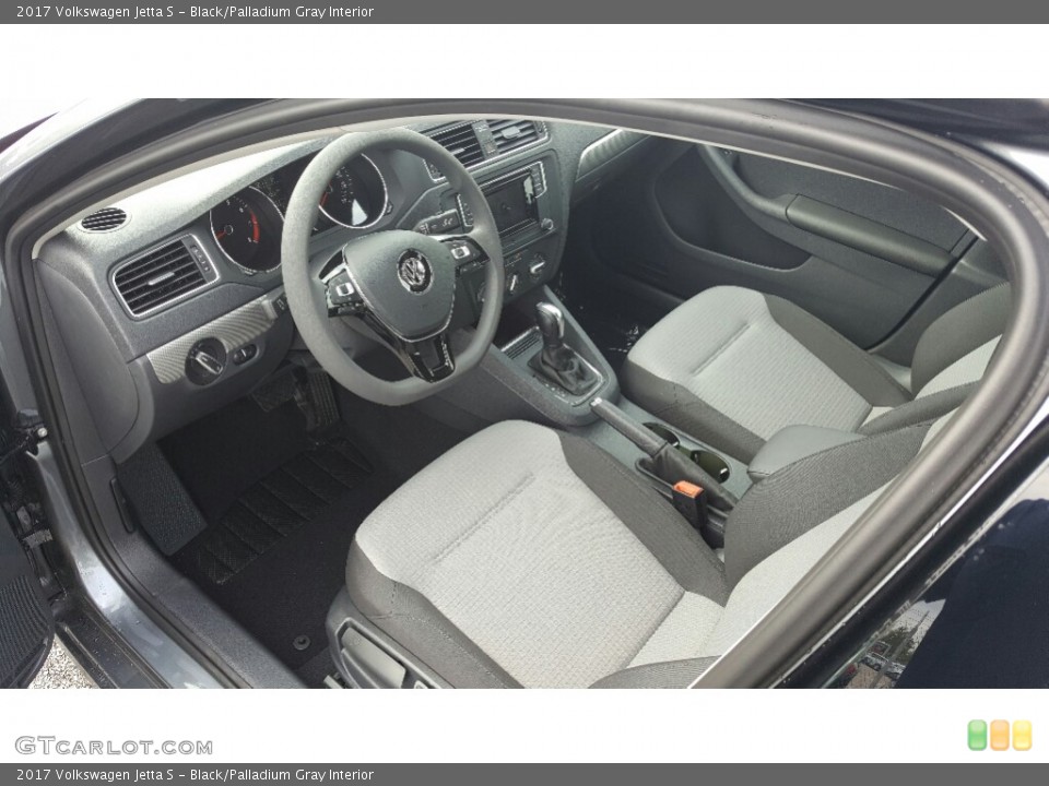 Black/Palladium Gray Interior Photo for the 2017 Volkswagen Jetta S #115790907