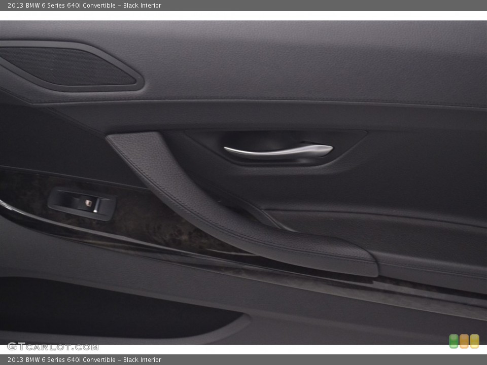 Black Interior Door Panel for the 2013 BMW 6 Series 640i Convertible #115791573