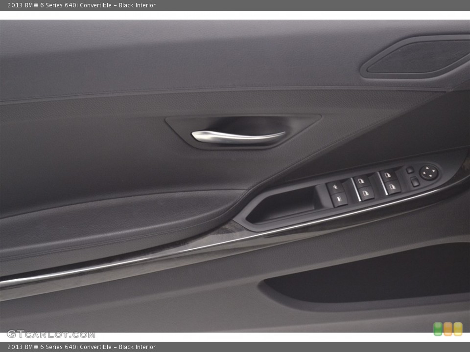 Black Interior Door Panel for the 2013 BMW 6 Series 640i Convertible #115791594