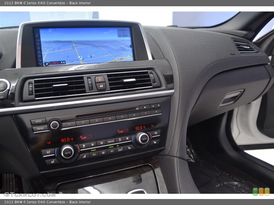 Black Interior Controls for the 2013 BMW 6 Series 640i Convertible #115791621