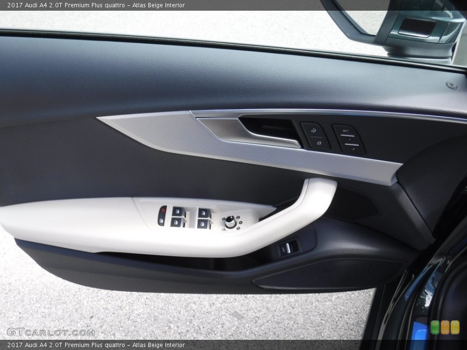 Atlas Beige Interior Door Panel for the 2017 Audi A4 2.0T Premium Plus quattro #115791969