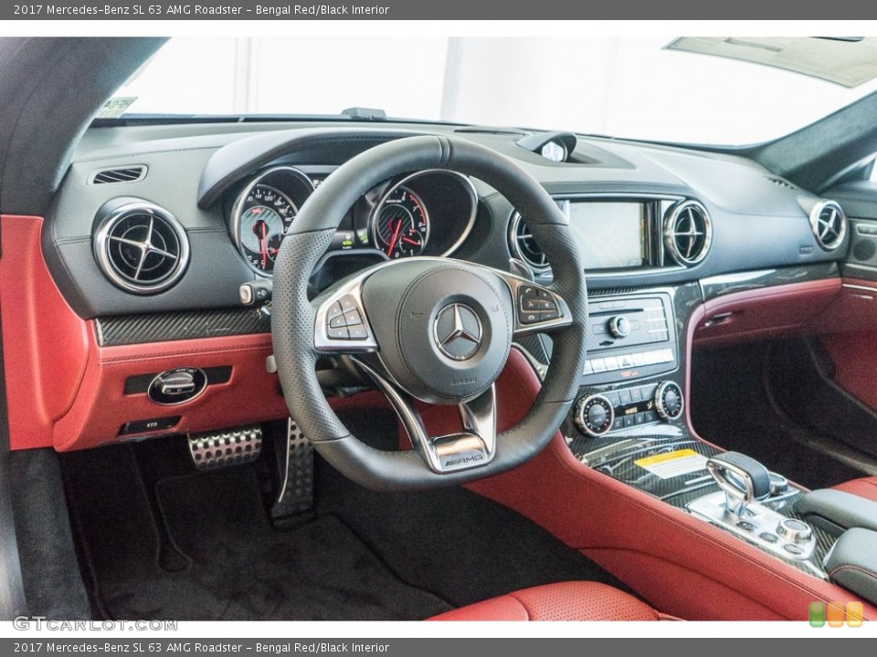 Bengal Red/Black Interior Dashboard for the 2017 Mercedes-Benz SL 63 AMG Roadster #115795539