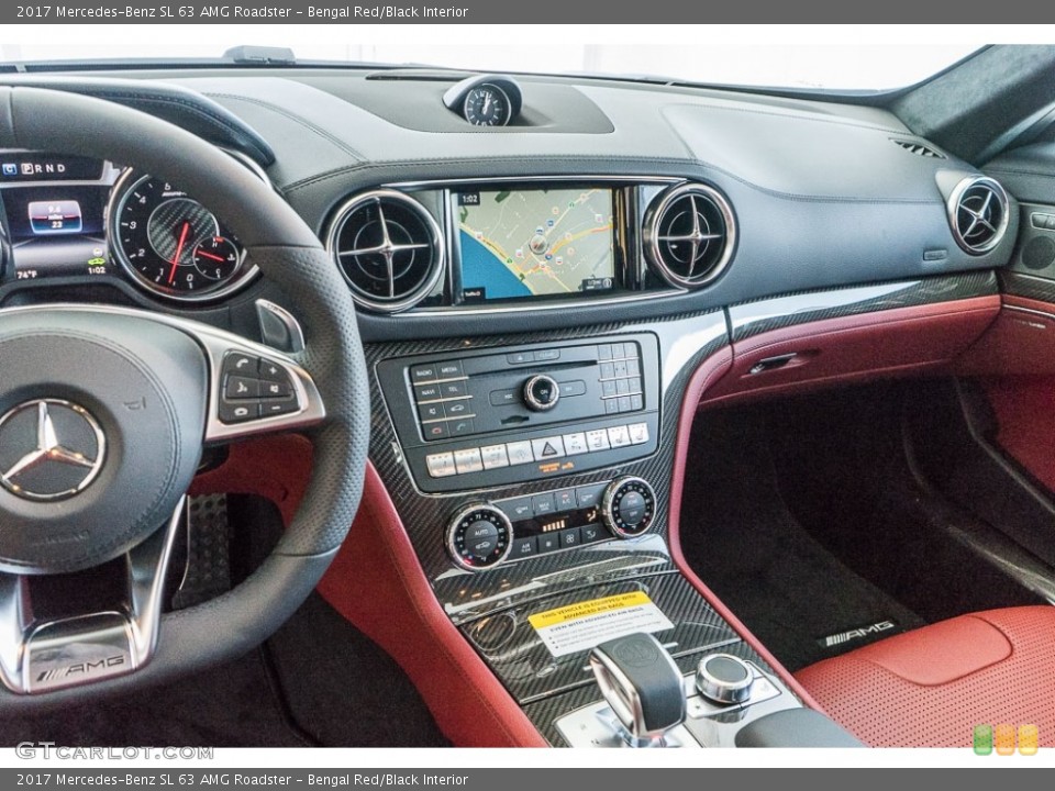 Bengal Red/Black Interior Dashboard for the 2017 Mercedes-Benz SL 63 AMG Roadster #115795644