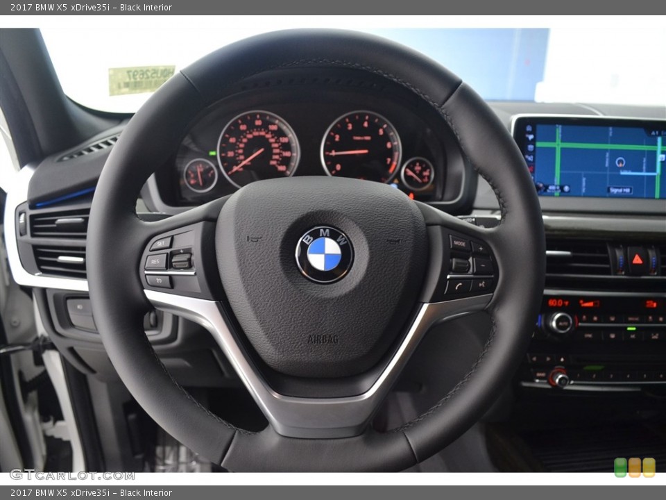 Black Interior Steering Wheel for the 2017 BMW X5 xDrive35i #115796301