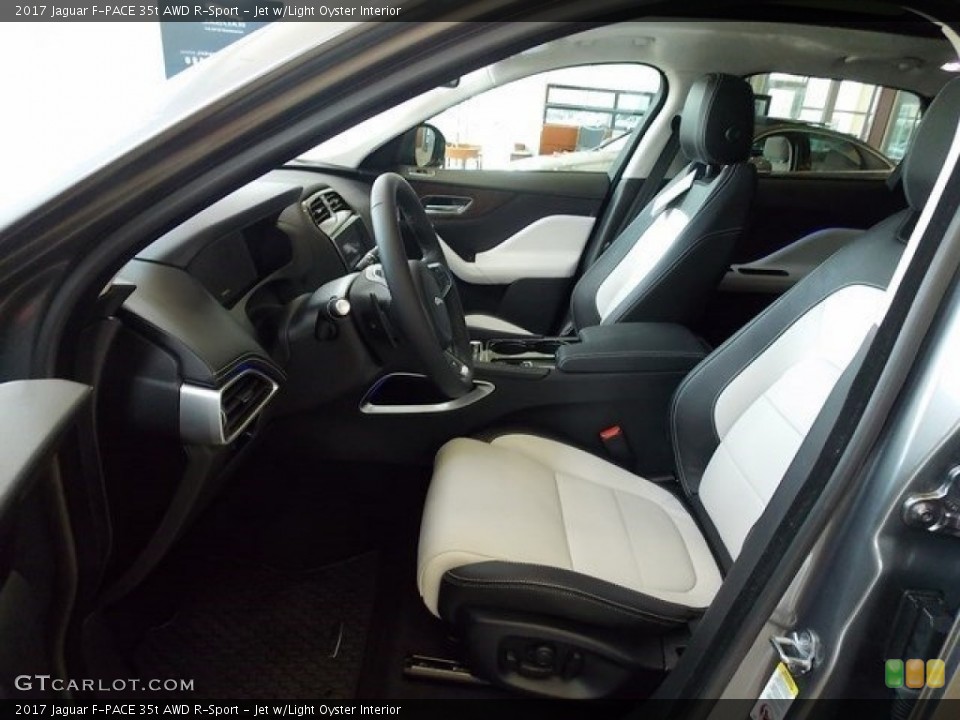 Jet w/Light Oyster Interior Photo for the 2017 Jaguar F-PACE 35t AWD R-Sport #115796346