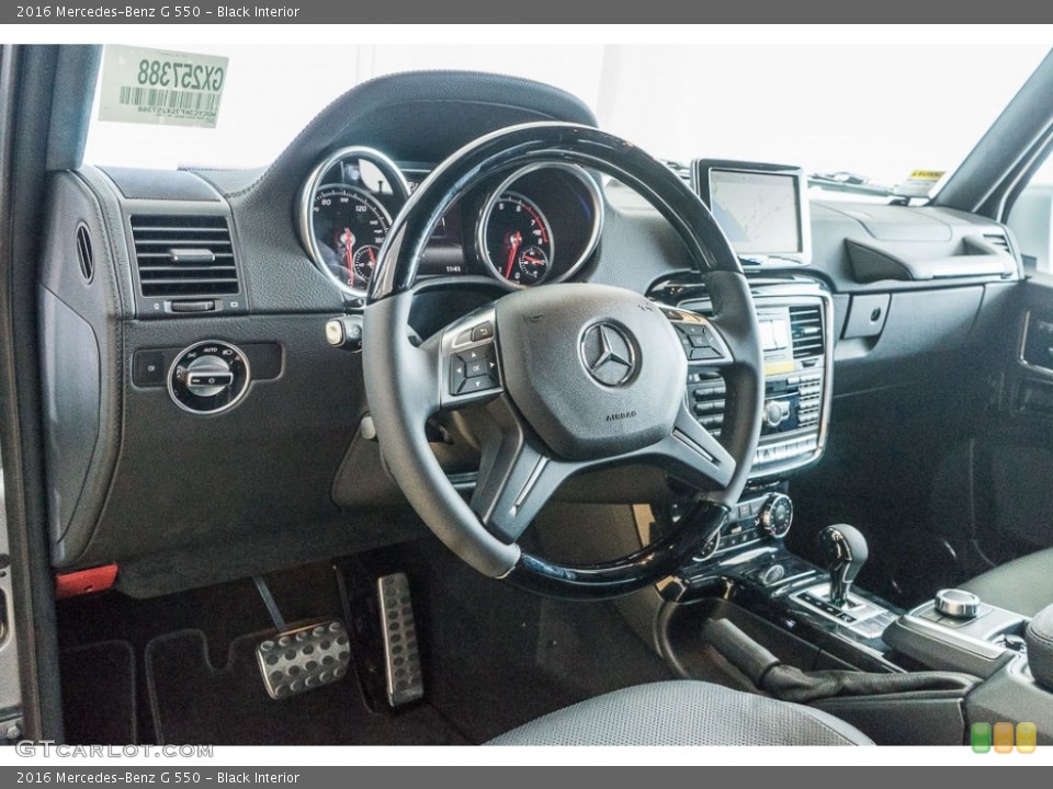 Black Interior Dashboard for the 2016 Mercedes-Benz G 550 #115797315