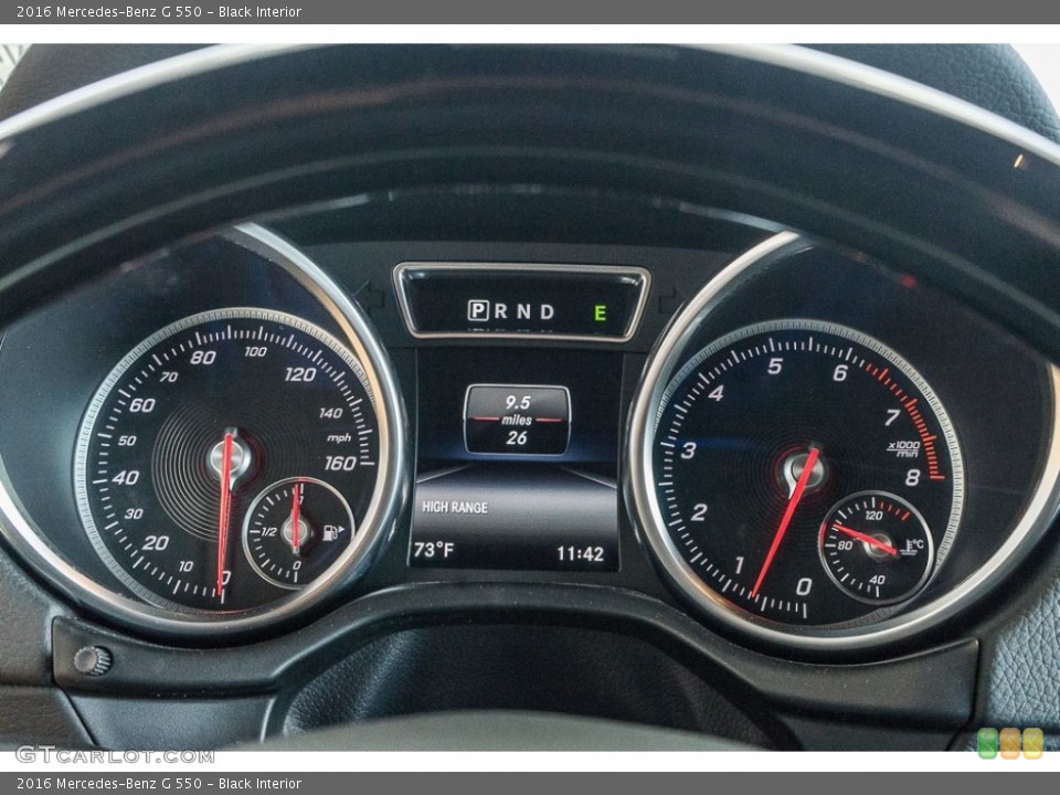 Black Interior Gauges for the 2016 Mercedes-Benz G 550 #115797384