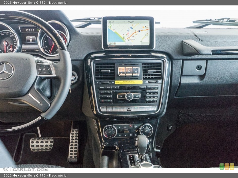Black Interior Controls for the 2016 Mercedes-Benz G 550 #115797423