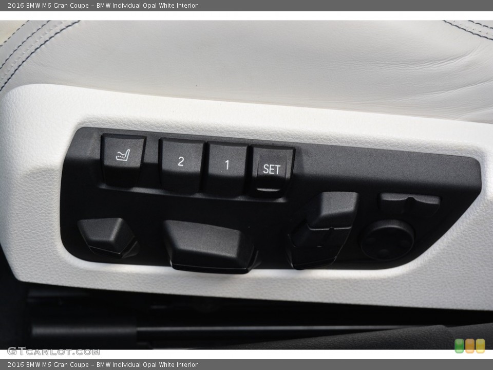 BMW Individual Opal White Interior Controls for the 2016 BMW M6 Gran Coupe #115798821