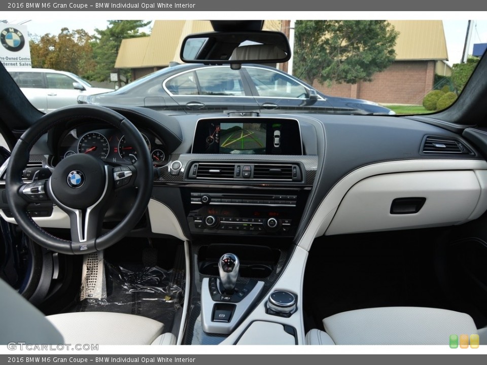 BMW Individual Opal White Interior Dashboard for the 2016 BMW M6 Gran Coupe #115798866