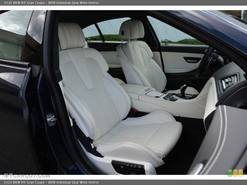 BMW Individual Opal White Interior Front Seat for the 2016 BMW M6 Gran Coupe #115799196
