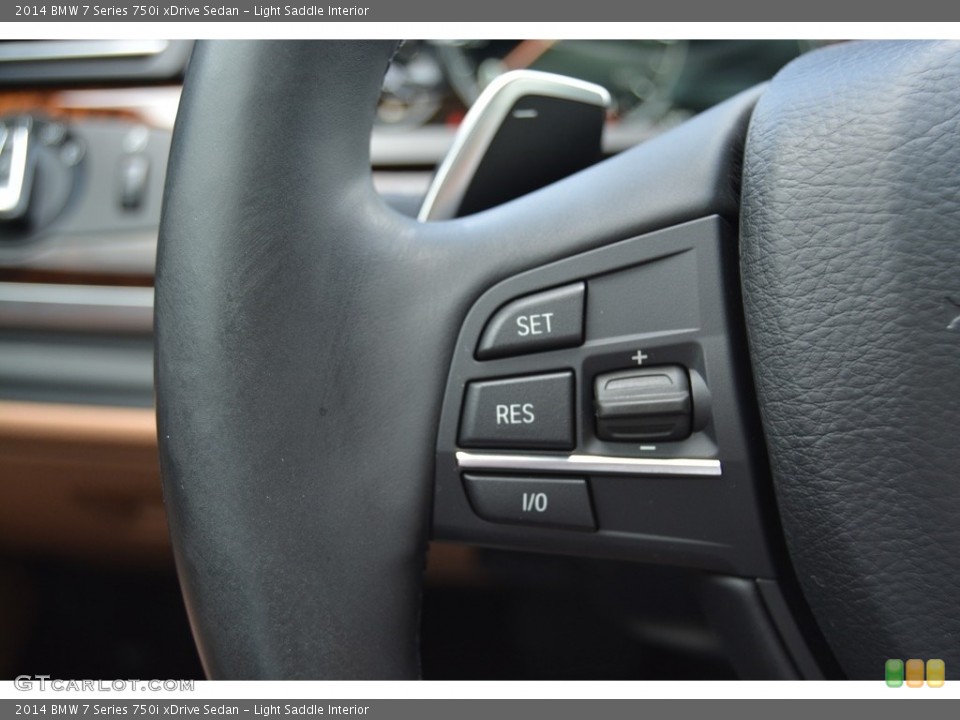 Light Saddle Interior Steering Wheel for the 2014 BMW 7 Series 750i xDrive Sedan #115801134