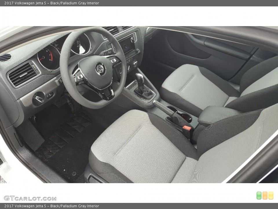 Black/Palladium Gray Interior Photo for the 2017 Volkswagen Jetta S #115801152