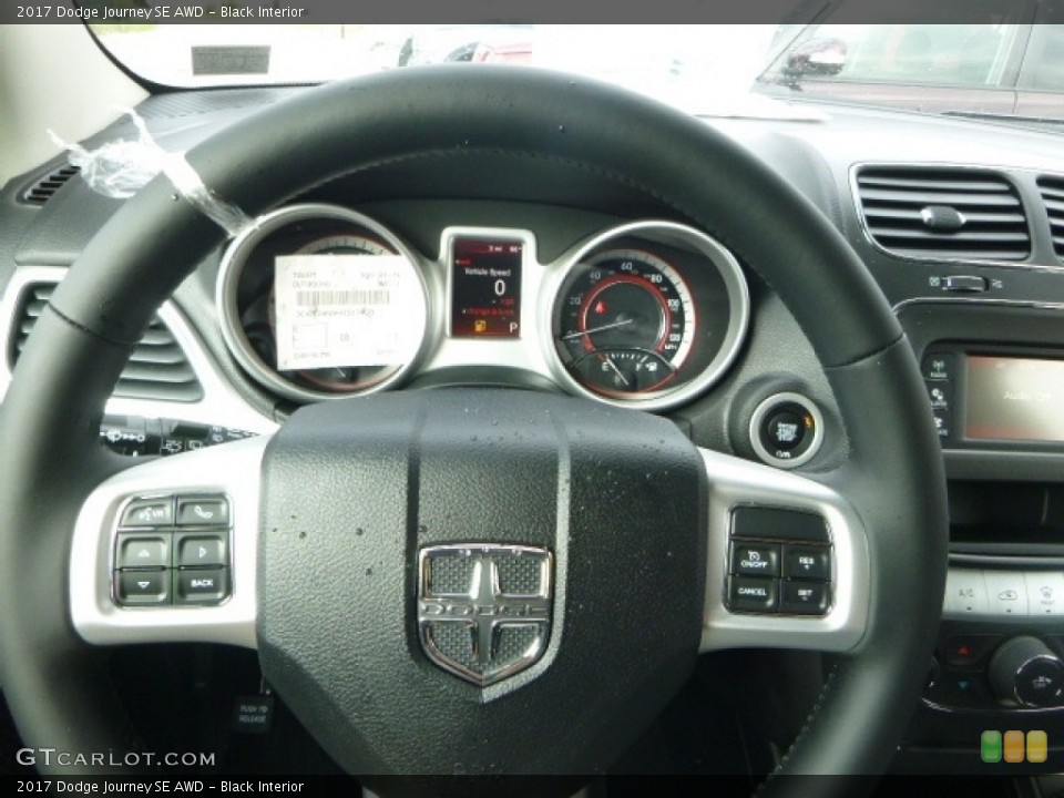 Black Interior Steering Wheel for the 2017 Dodge Journey SE AWD #115804089