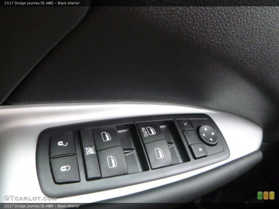 Black Interior Controls for the 2017 Dodge Journey SE AWD #115804098