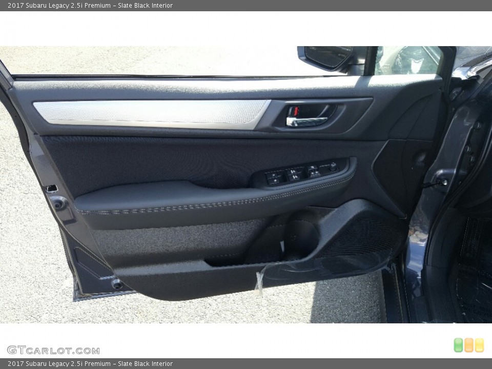 Slate Black Interior Door Panel for the 2017 Subaru Legacy 2.5i Premium #115804527