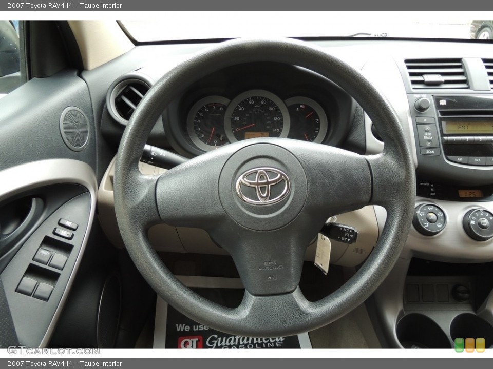 Taupe Interior Steering Wheel for the 2007 Toyota RAV4 I4 #115806598