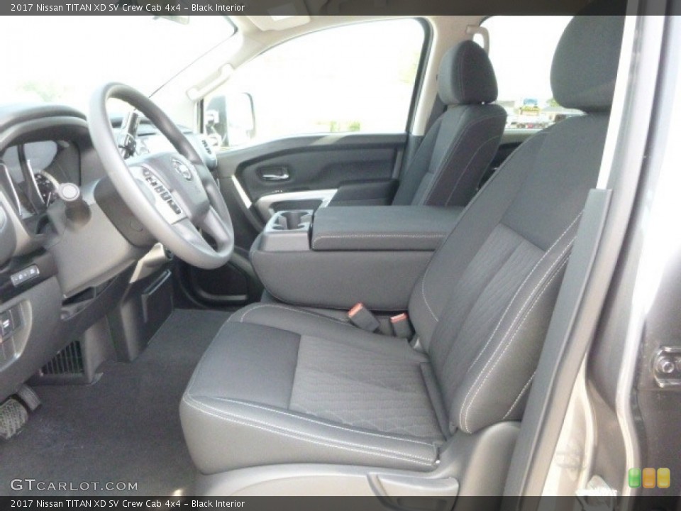 Black Interior Photo for the 2017 Nissan TITAN XD SV Crew Cab 4x4 #115809136