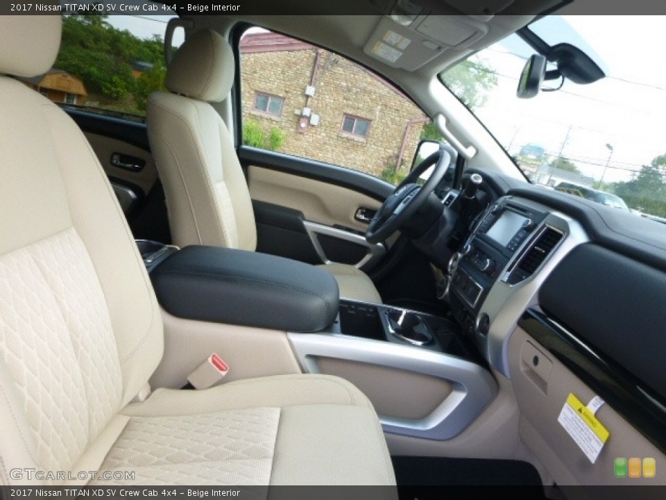 Beige Interior Photo for the 2017 Nissan TITAN XD SV Crew Cab 4x4 #115809439