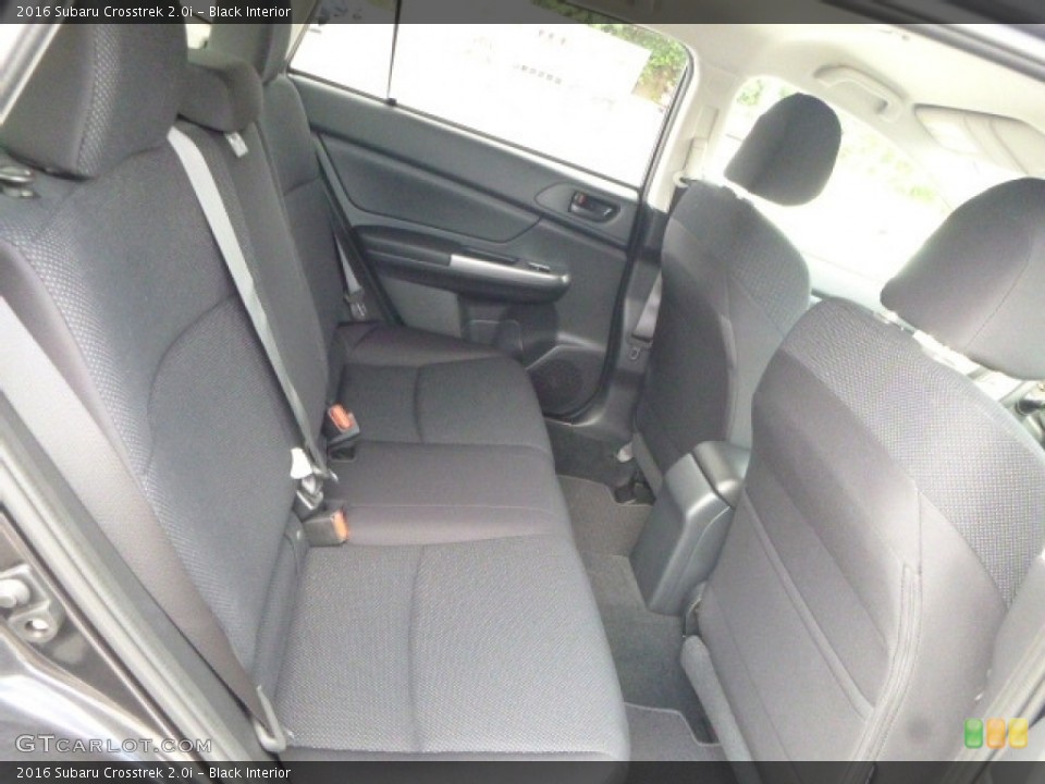 Black Interior Rear Seat for the 2016 Subaru Crosstrek 2.0i #115812694