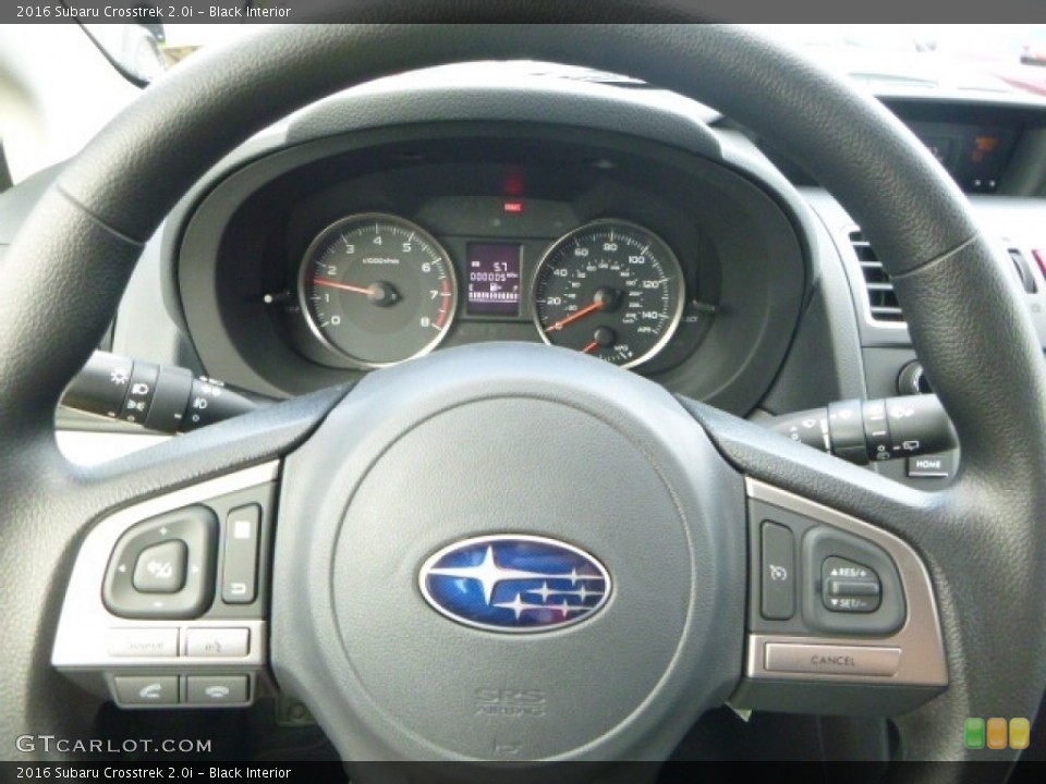 Black Interior Steering Wheel for the 2016 Subaru Crosstrek 2.0i #115812730