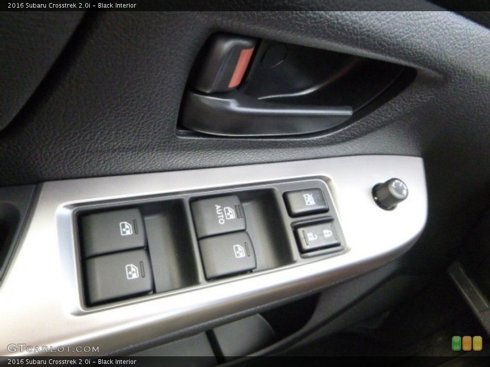 Black Interior Controls for the 2016 Subaru Crosstrek 2.0i #115812739