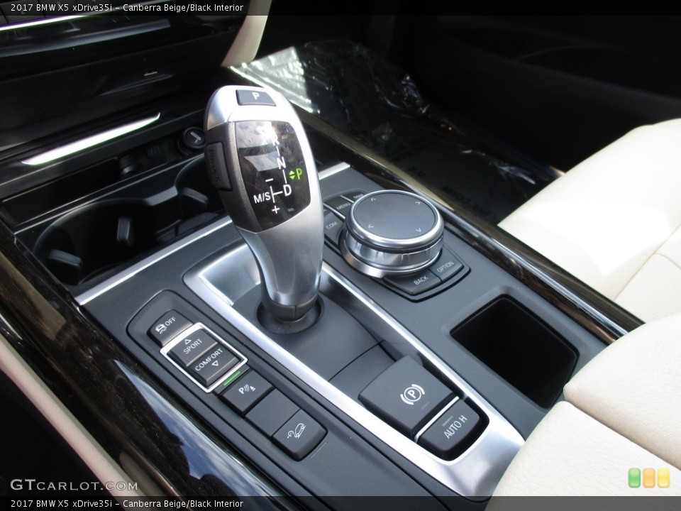 Canberra Beige/Black Interior Transmission for the 2017 BMW X5 xDrive35i #115817964