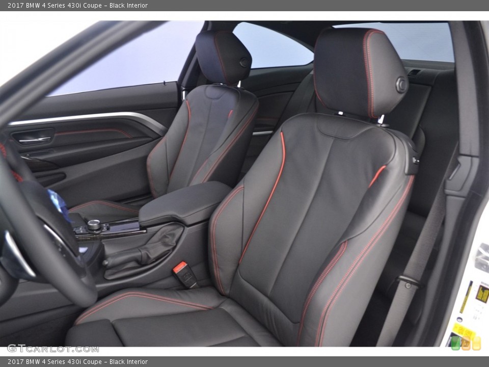 Black Interior Front Seat for the 2017 BMW 4 Series 430i Coupe #115823487