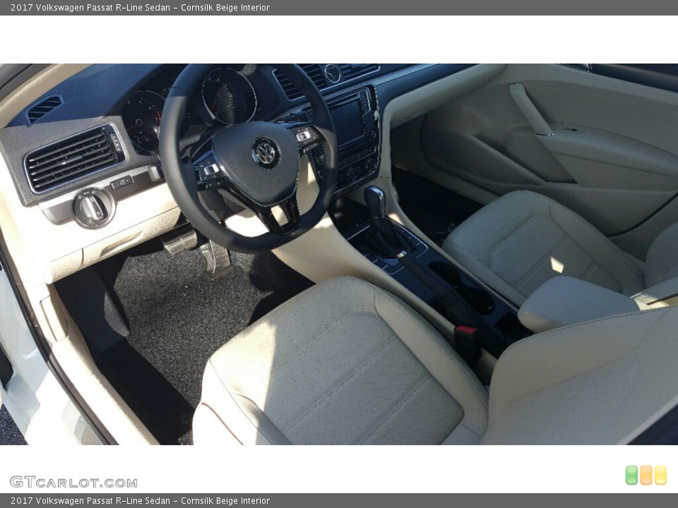 Cornsilk Beige Interior Photo for the 2017 Volkswagen Passat R-Line Sedan #115826904