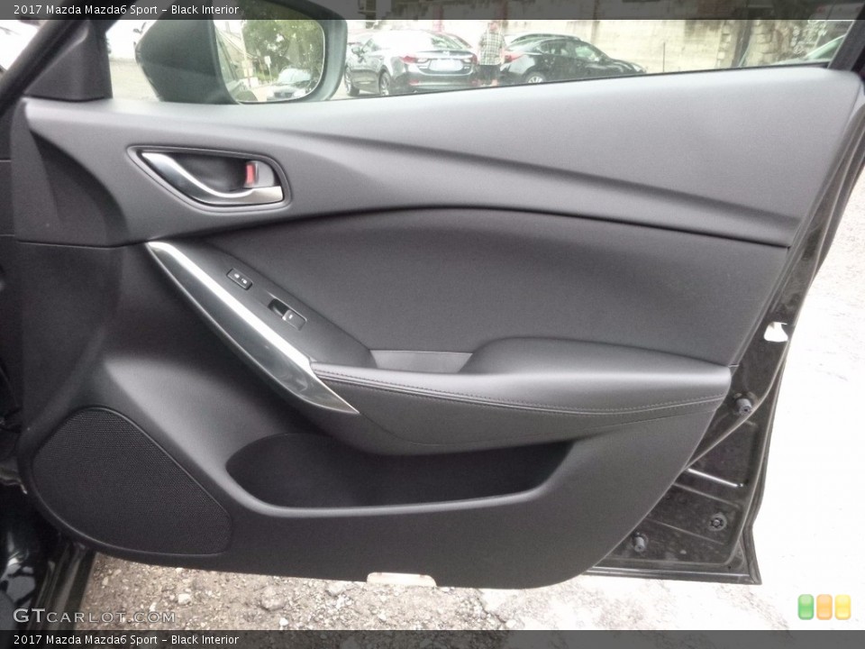 Black Interior Door Panel for the 2017 Mazda Mazda6 Sport #115829568
