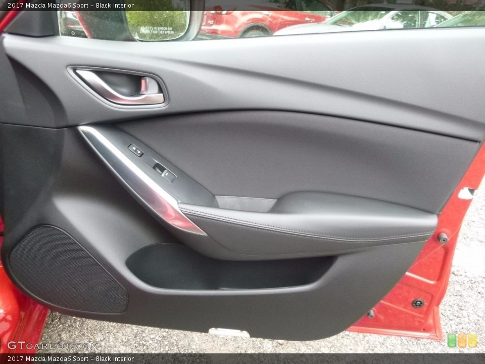 Black Interior Door Panel for the 2017 Mazda Mazda6 Sport #115830270