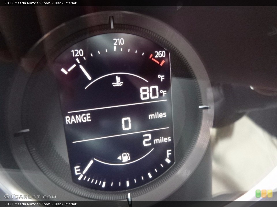 Black Interior Gauges for the 2017 Mazda Mazda6 Sport #115830501