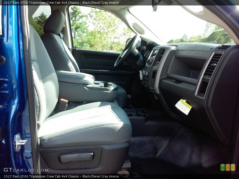 Black/Diesel Gray Interior Photo for the 2017 Ram 3500 Tradesman Crew Cab 4x4 Chassis #115836885