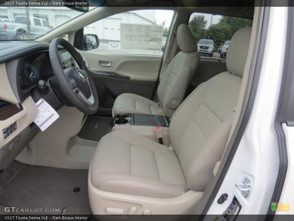 Dark Bisque Interior Front Seat for the 2017 Toyota Sienna XLE #115842640