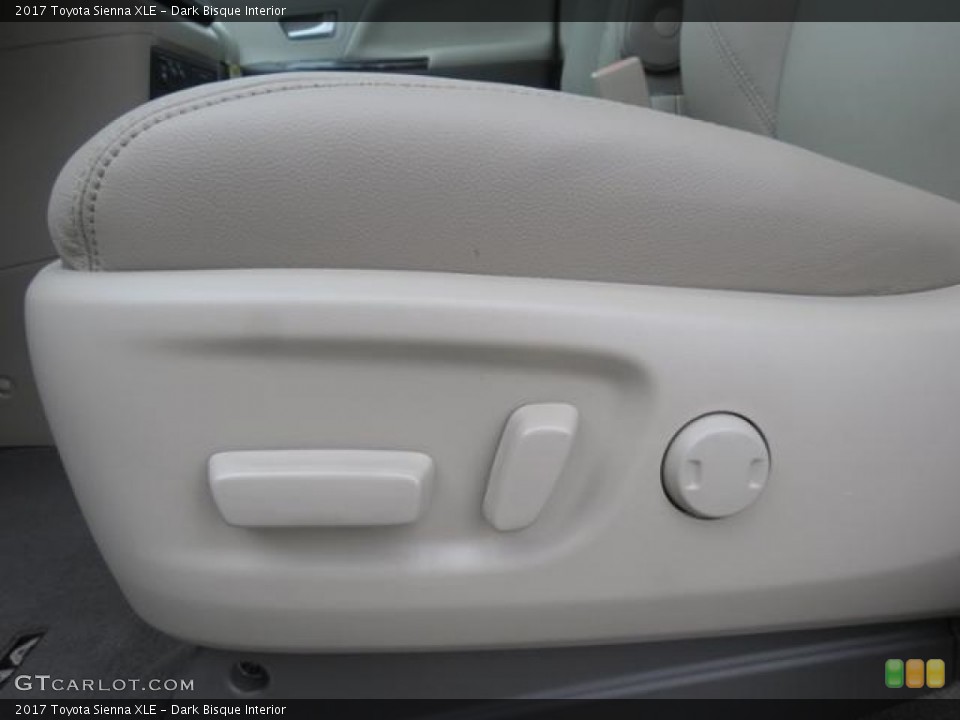 Dark Bisque Interior Controls for the 2017 Toyota Sienna XLE #115842679