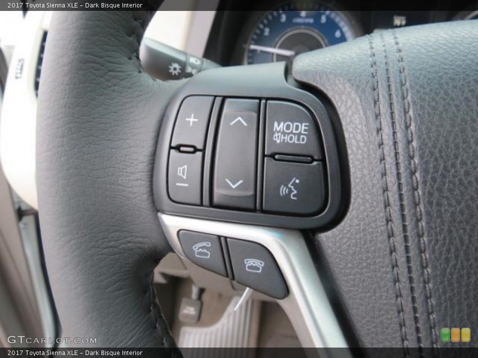 Dark Bisque Interior Controls for the 2017 Toyota Sienna XLE #115842733