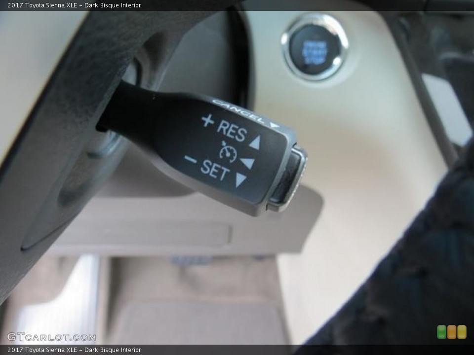Dark Bisque Interior Controls for the 2017 Toyota Sienna XLE #115842769