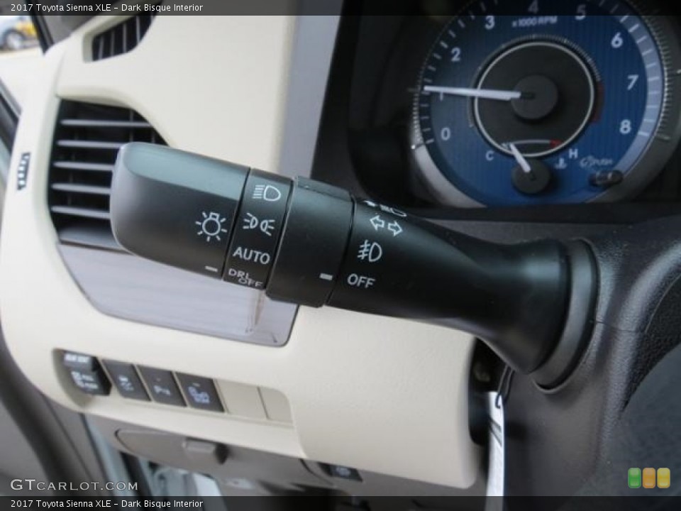 Dark Bisque Interior Controls for the 2017 Toyota Sienna XLE #115842784