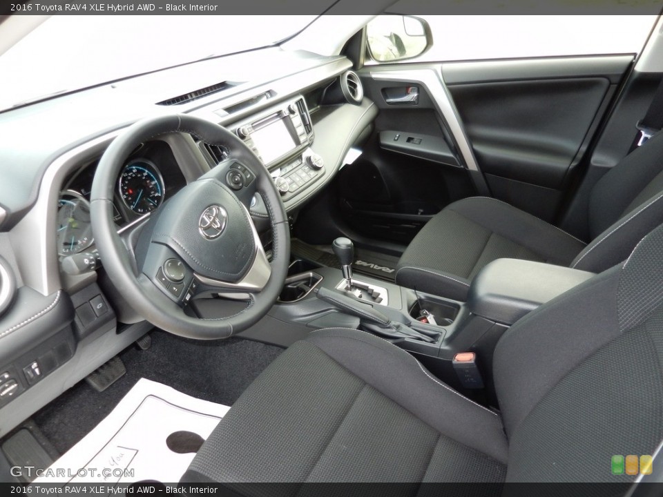 Black Interior Photo for the 2016 Toyota RAV4 XLE Hybrid AWD #115842892