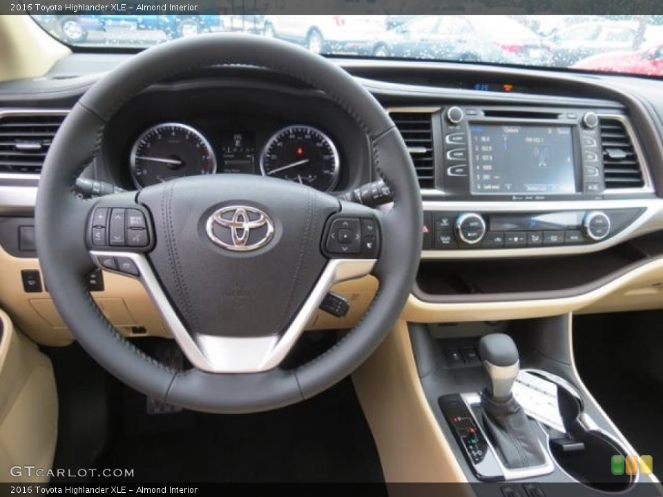 Almond Interior Dashboard for the 2016 Toyota Highlander XLE #115844068