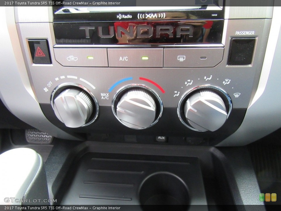 Graphite Interior Controls for the 2017 Toyota Tundra SR5 TSS Off-Road CrewMax #115848304