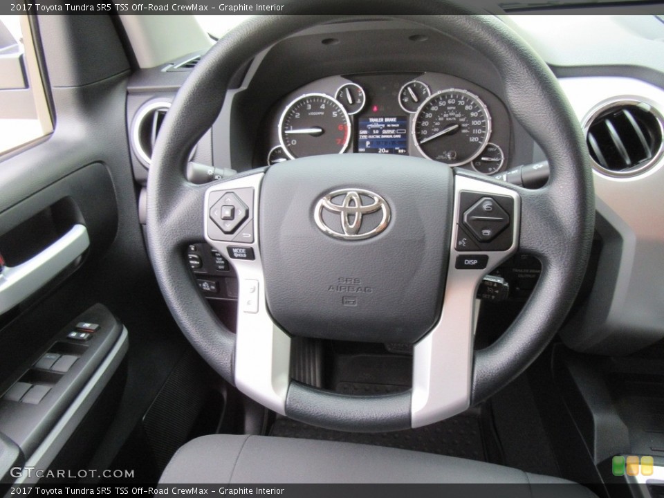 Graphite Interior Steering Wheel for the 2017 Toyota Tundra SR5 TSS Off-Road CrewMax #115848388