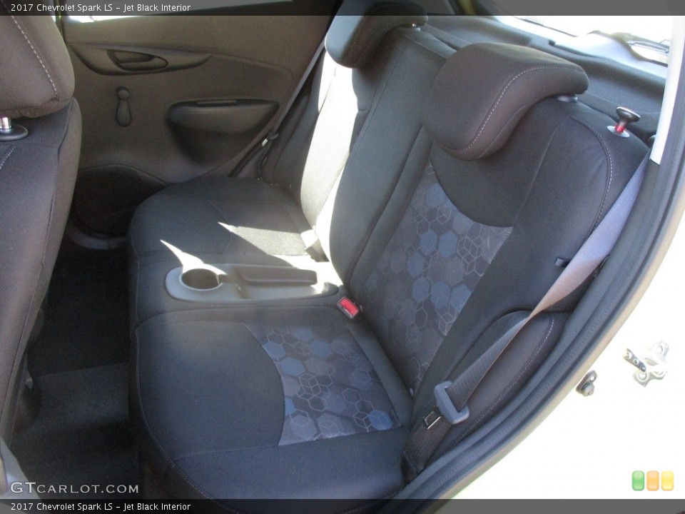 Jet Black Interior Rear Seat for the 2017 Chevrolet Spark LS #115849876