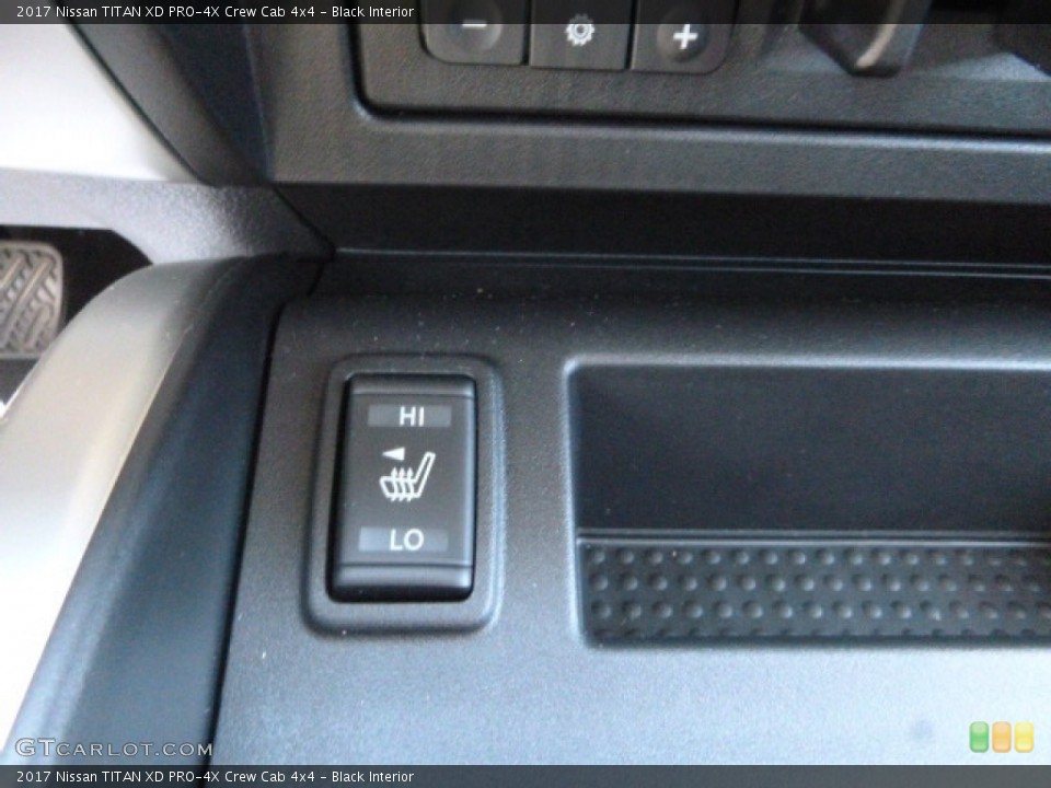 Black Interior Controls for the 2017 Nissan TITAN XD PRO-4X Crew Cab 4x4 #115850179