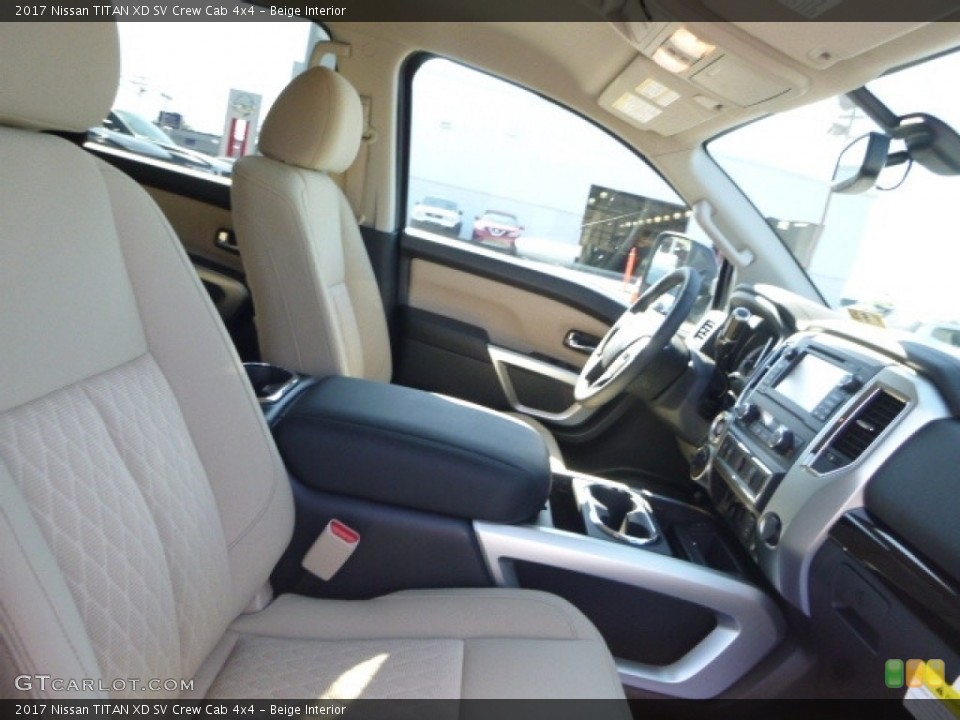 Beige Interior Photo for the 2017 Nissan TITAN XD SV Crew Cab 4x4 #115850416