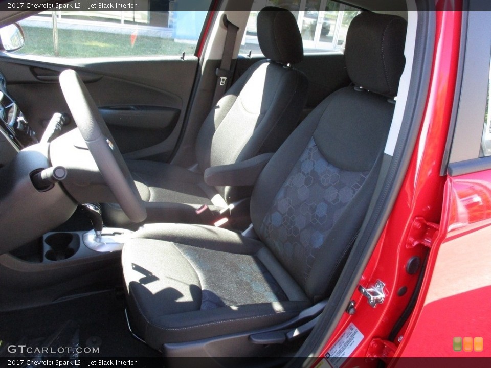 Jet Black Interior Front Seat for the 2017 Chevrolet Spark LS #115850899