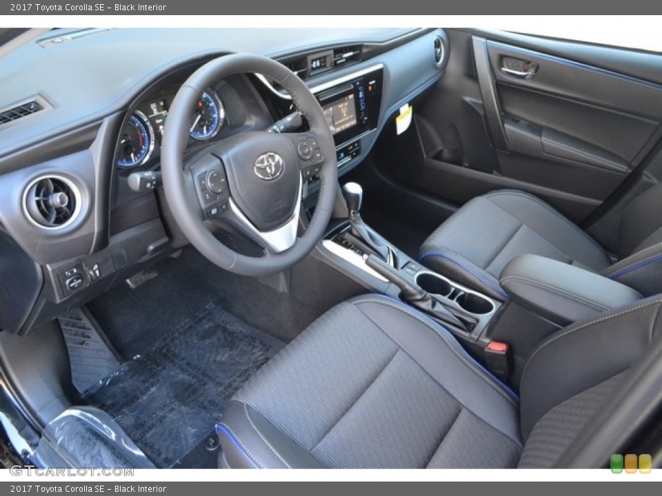 Black Interior Photo for the 2017 Toyota Corolla SE #115851727