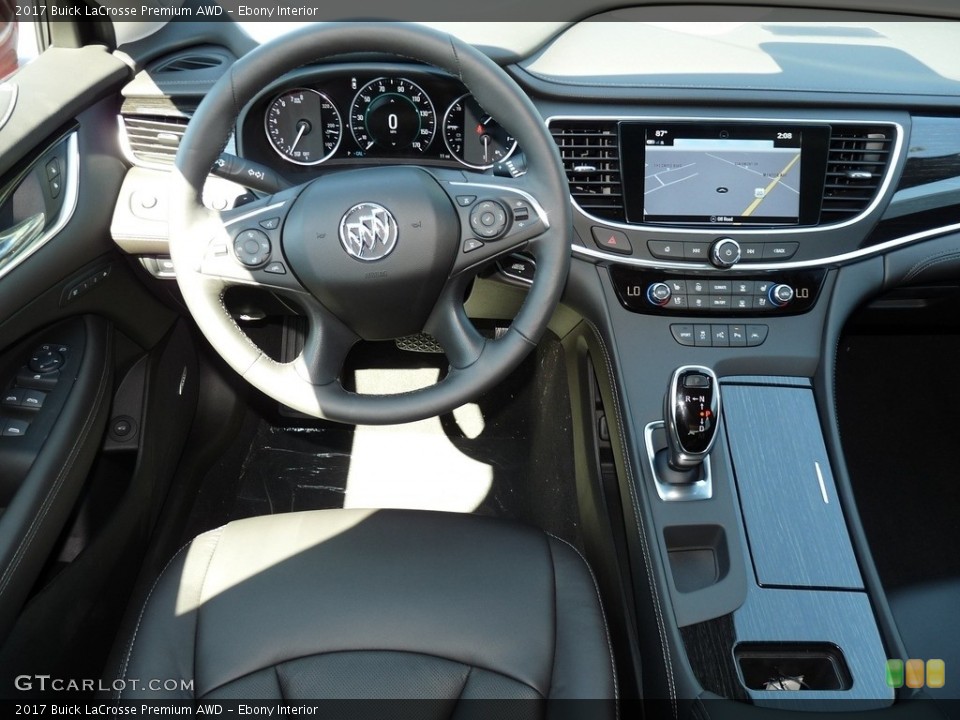 Ebony Interior Dashboard for the 2017 Buick LaCrosse Premium AWD #115852732