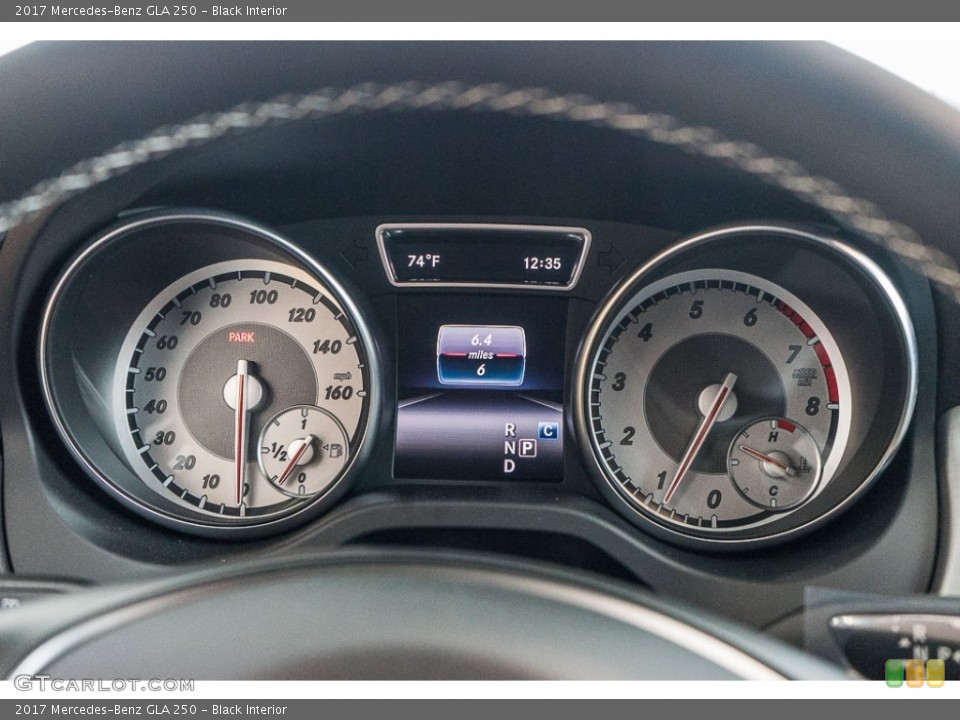 Black Interior Gauges for the 2017 Mercedes-Benz GLA 250 #115855099